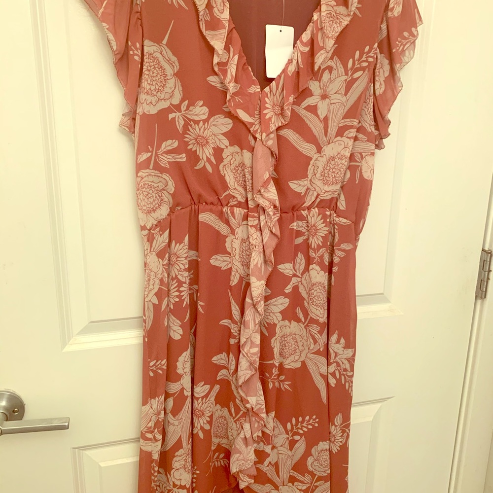 Wish Dress Floral dress with ruffles